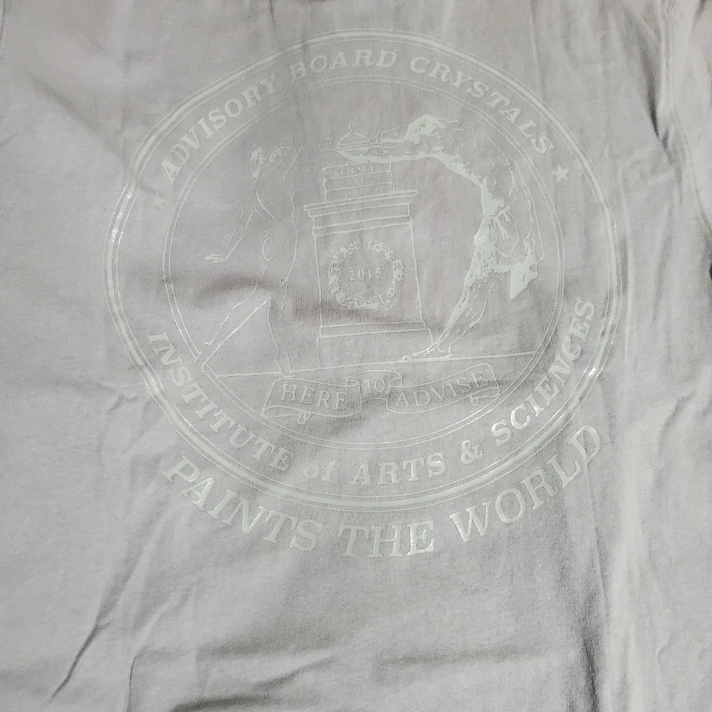 ADVISORY BOARD CRYSTALS (Abc) “ESCAPISM” T-Shirt Gray - Picture 3 of 9